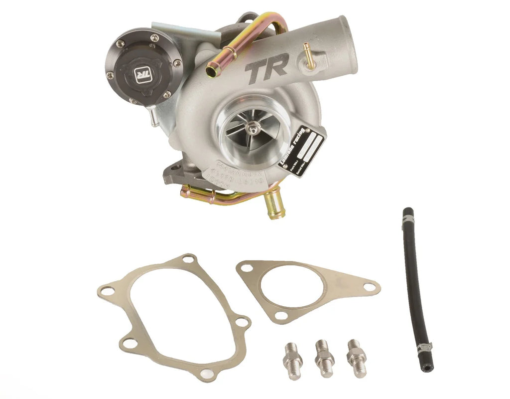 TR Billet Wheel TD05-16G Turbocharger Stock Replacement for Subaru WRX 2002-2007 & STI 2004-2020 - Back View