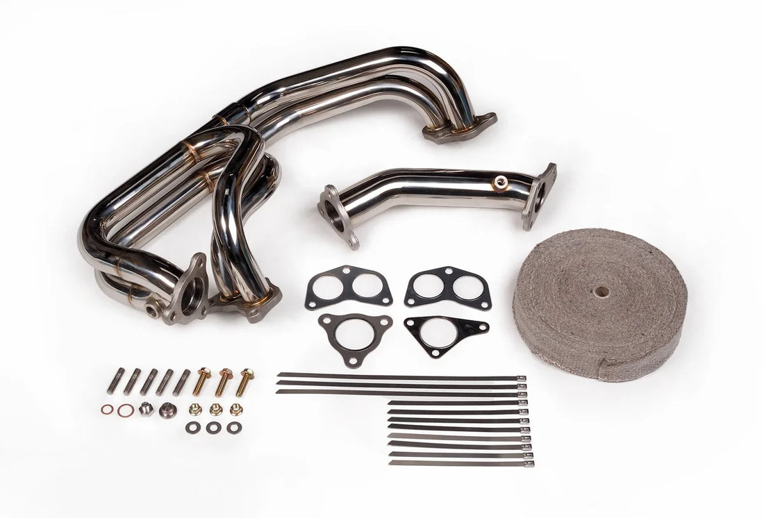 TR Equal Length Exhaust Manifold w/ Up-pipe for Subaru - Side View