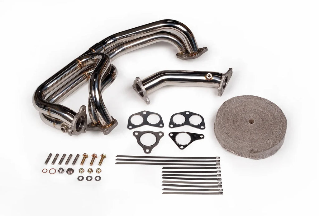 TR Equal Length Exhaust Manifold w/ Up-pipe for Subaru - Side View