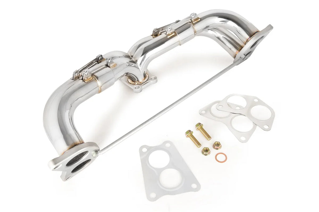 TR Exhaust Manifold Stock Replacement for 2015+ Subaru WRX FA20DIT - Back View