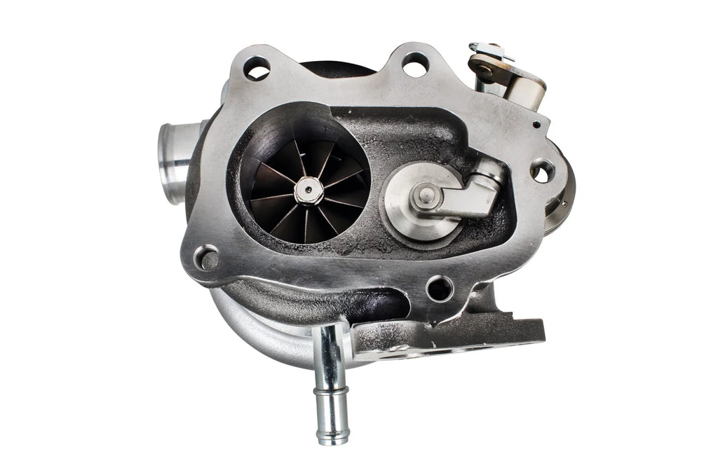 TR GTX2971 Stock Replacement for Subaru WRX 02-07 and STi 04-21 - Back View
