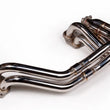 Load image into Gallery viewer, TR Subaru Single Scroll Unequal Length Exhaust Manifold with 3 bolts Up-pipe Stock Replacement for EJ20/EJ25 - Side View