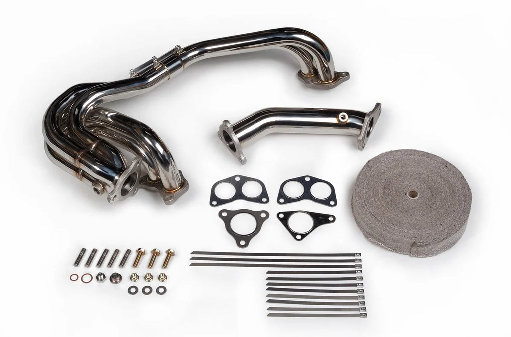 TR Subaru Single Scroll Unequal Length Exhaust Manifold with 3 bolts Up-pipe Stock Replacement for EJ20/EJ25 - Installatio...