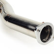 Load image into Gallery viewer, TR Subaru WRX 02-07 / STi 04-07 Twin Scroll High Flow Catless Downpipe *FOR TWIN SCROLL TURBO USE ONLY* - Back View