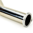 Load image into Gallery viewer, TR Subaru WRX 08-14 / STi 08+ Twin Scroll High Flow Catless Downpipe - Side View