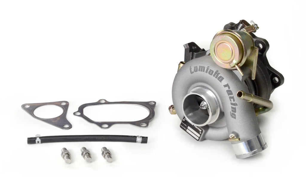 TR TD05-18G Bolt On Turbo Stock Replacement for Subaru WRX 2002-2007 and STI 2002-2010 w/ Billet Actuator - Side View