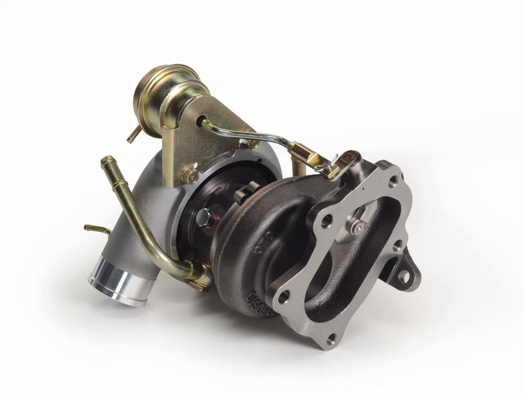 TR TD05-18G Bolt On Turbo Stock Replacement for Subaru WRX 2002-2007 and STI 2002-2010 w/ Billet Actuator - Back View