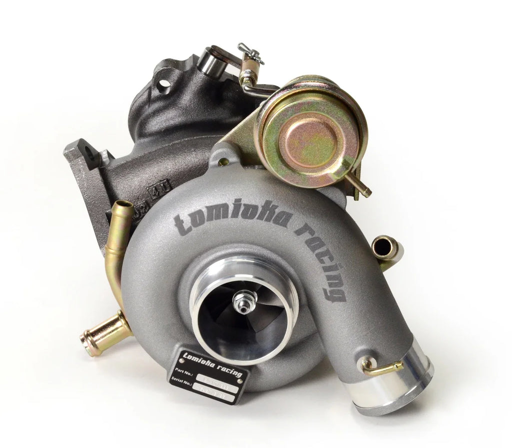 TR TD05-18G Bolt On Turbo Stock Replacement for Subaru WRX 2002-2007 and STI 2002-2010 w/ Billet Actuator - Installation View