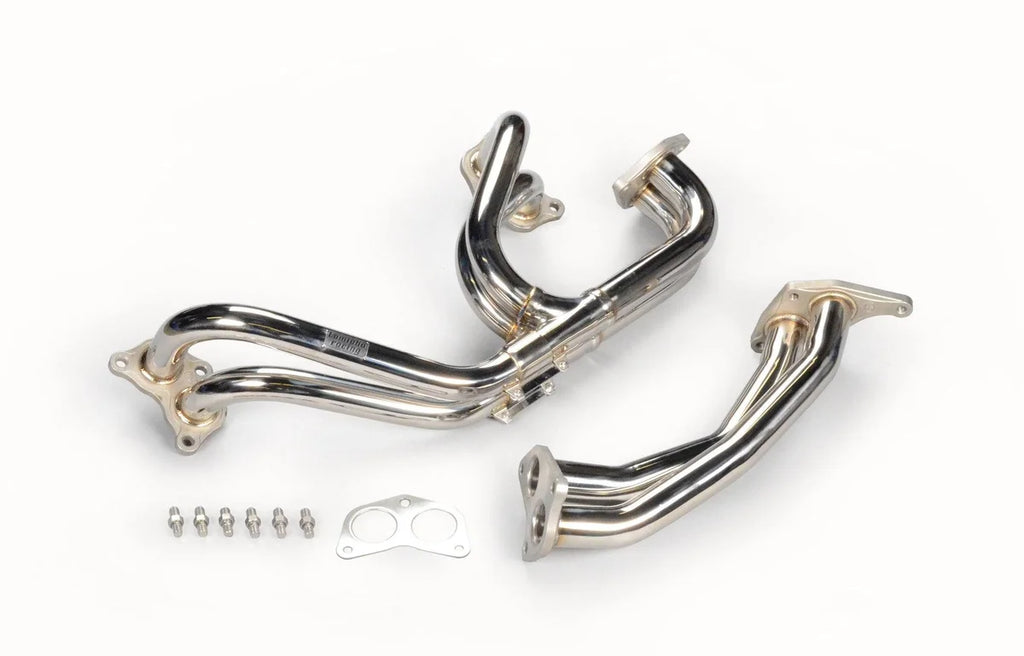 TR TR-ES1002 Gen 2 Twin Scroll Equal Length Exhaust Manifold with 3 Bolts Up-Pipe for EJ20/25 - Main Product View