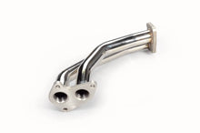Load image into Gallery viewer, TR TR-ES1002 Gen 2 Twin Scroll Equal Length Exhaust Manifold with 3 Bolts Up-Pipe for EJ20/25 - Installation View