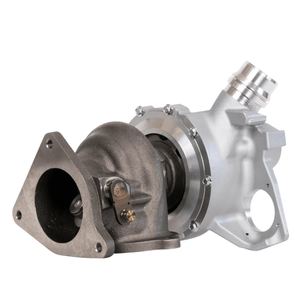 TR TR-TS1055 VB670 Ball Bearing Turbo Upgrade with Billet Compressor Wheel for 2022+ Subaru WRX VB FA24DIT - Rear View