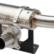 Load image into Gallery viewer, TRINITY RACING Center Exit Slip-On Muffler - Without Tip - Side View