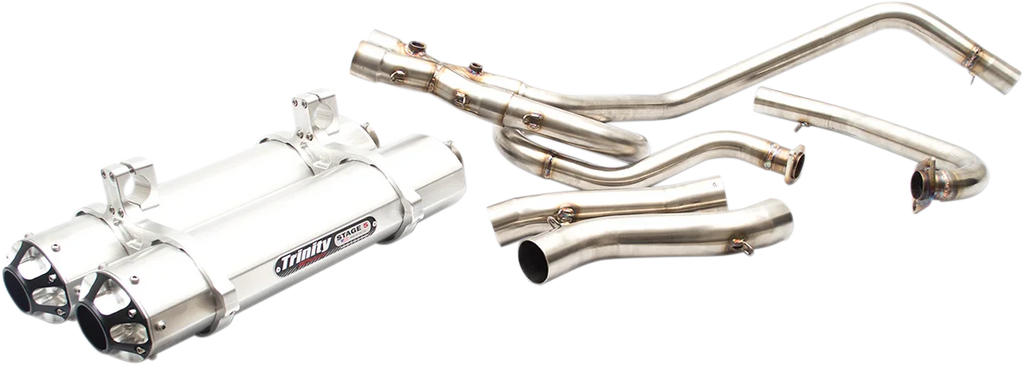 TRINITY RACING Dual Exhaust - Aluminum - Main Product View