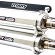 Load image into Gallery viewer, TRINITY RACING Dual Exhaust - Aluminum - Side View