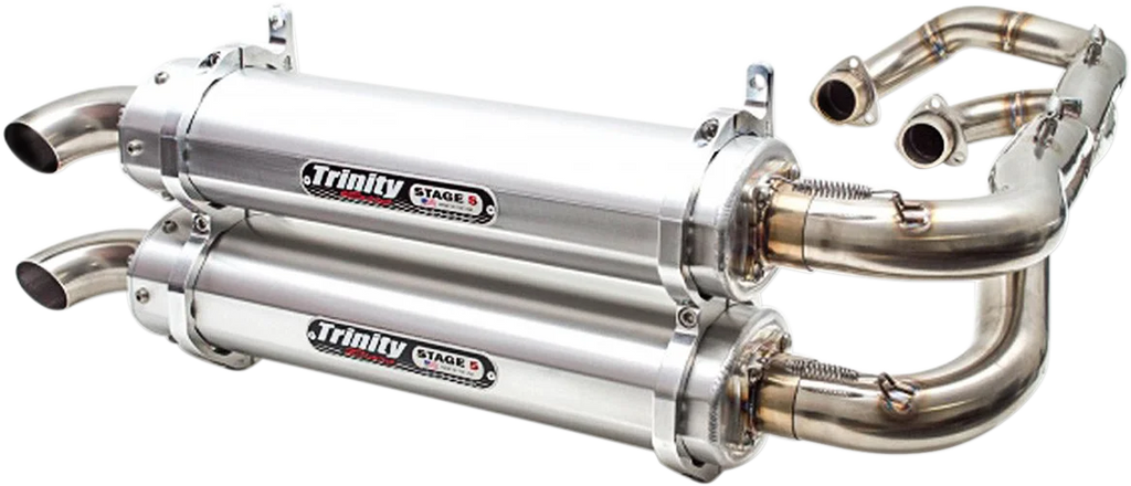 TRINITY RACING Dual Exhaust - Aluminum - Main Product View