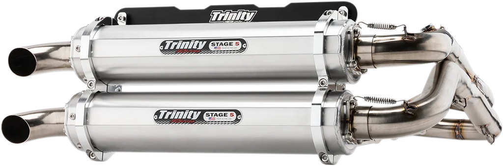 TRINITY RACING Dual Exhaust - Aluminum - Main Product View