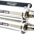 Load image into Gallery viewer, TRINITY RACING Dual Exhaust - Black - Side View
