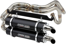 Load image into Gallery viewer, TRINITY RACING Dual Exhaust - Black - Talon - Main Product View