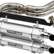 Load image into Gallery viewer, TRINITY RACING Dual Exhaust - Brushed - Talon - Main Product View