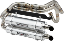 Load image into Gallery viewer, TRINITY RACING Dual Exhaust - Brushed - Talon - Main Product View