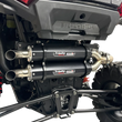 Load image into Gallery viewer, TRINITY RACING Dual Slip-On Mufflers - Cerakote Black - Side View