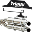 Load image into Gallery viewer, TRINITY RACING Slip-On Muffler - Stainless Steel - Main Product View