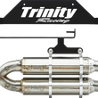 Load image into Gallery viewer, TRINITY RACING Slip-On Muffler - Stainless Steel - Side View