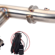 Load image into Gallery viewer, TRINITY RACING Slip-On Muffler - Stainless Steel - Back View