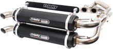 Load image into Gallery viewer, TRINITY RACING Stage 5 Dual Exhaust - Black - Side View