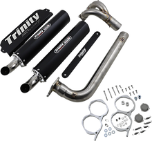 Load image into Gallery viewer, TRINITY RACING Stage 5 Dual Exhaust - Black - Main Product View