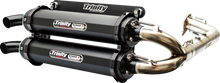 Load image into Gallery viewer, TRINITY RACING Stage 5 Dual Exhaust - Cerakote Black - Main Product View