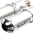 Load image into Gallery viewer, TRINITY RACING Stage 5 Slip-On Dual Muffler - Black - Side View