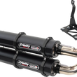 Load image into Gallery viewer, TRINITY RACING Stage 5 Slip-On Dual Muffler - Cerakote Black - Main Product View