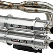 Load image into Gallery viewer, TRINITY RACING Stage 5 Slip-On Muffler - Brushed Aluminum - Side View