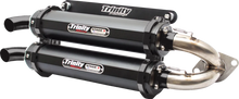 Load image into Gallery viewer, TRINITY RACING Stage 5 Slip-On Muffler - Cerakote® Black - Main Product View