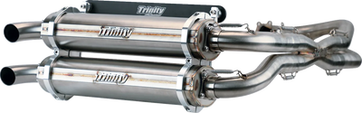 TRINITY RACING Stainless Steel Exhaust System TR-4119D-SS