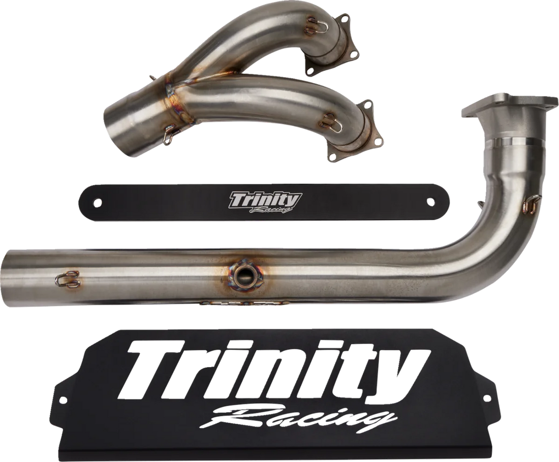 TRINITY RACING Stainless Steel Exhaust System - Side View