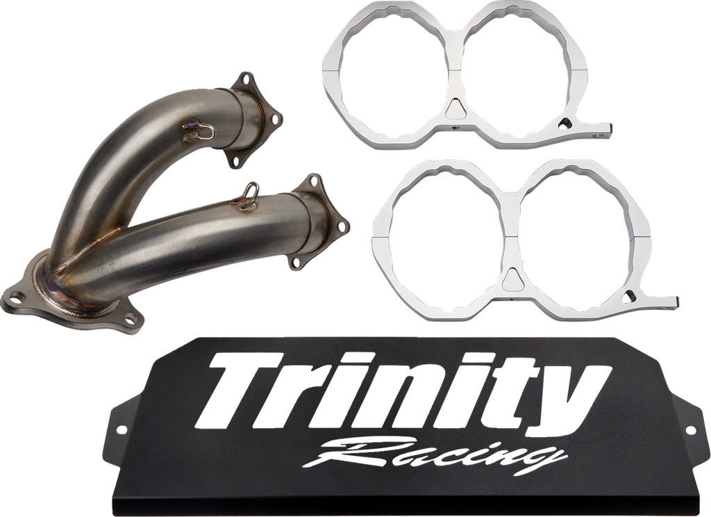 TRINITY RACING Stainless Steel Slip-On Muffler - Main Product View