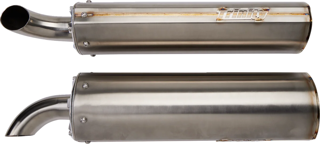 TRINITY RACING Stainless Steel Slip-On Mufflers - Main Product View