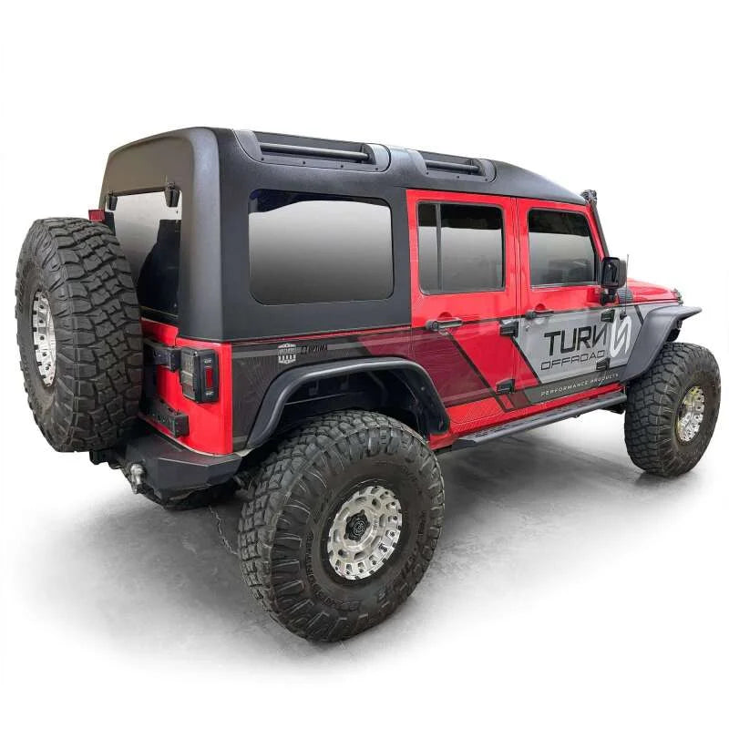 TURN Offroad 4 Door Safari Style Hardtop w/Overhead Handles fits 2007-2018 Jeep JK - Additional View 6