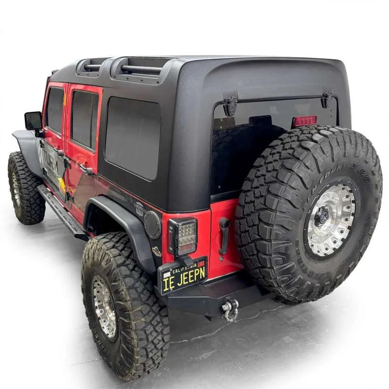 TURN Offroad 4 Door Safari Style Hardtop w/Overhead Handles fits 2007-2018 Jeep JK - Additional View 9