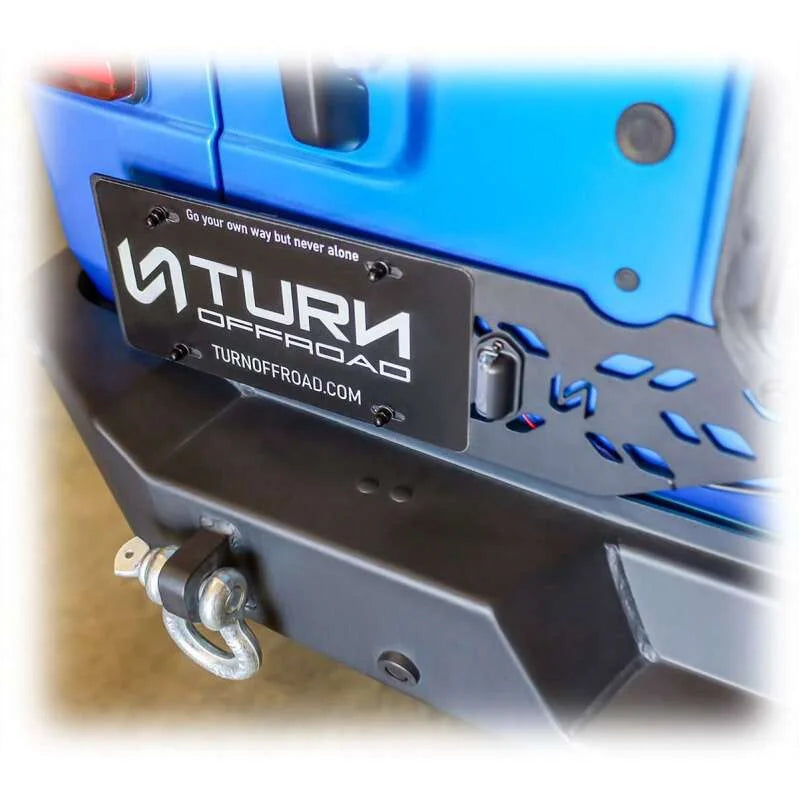 TURN Offroad License Plate Relocation fits 2018+ Jeep Wrangler JL - Additional View 5