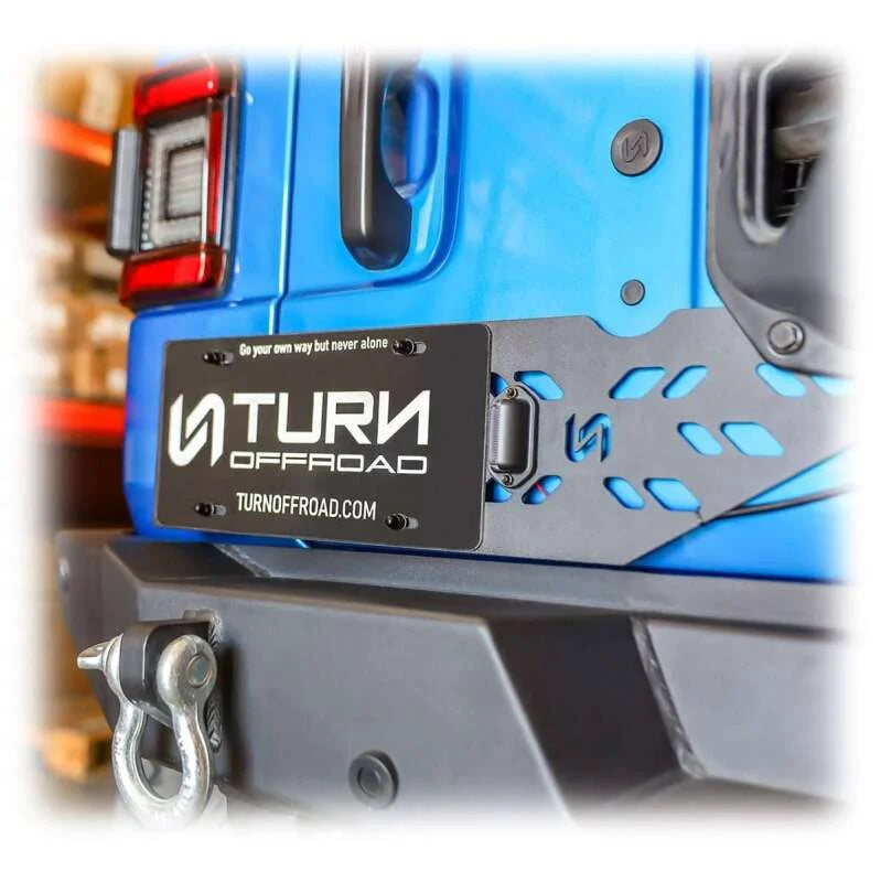 TURN Offroad License Plate Relocation fits 2018+ Jeep Wrangler JL - Additional View 11