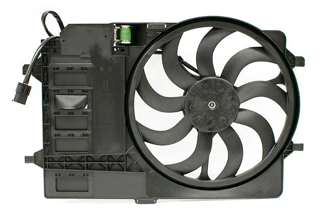TYC Cooling Fan Assembly 621080 fits 2003-2008 Mini Cooper - Side View