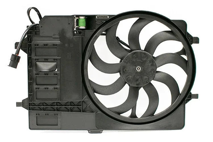 TYC Cooling Fan Assembly 621080 fits 2003-2008 Mini Cooper - Side View