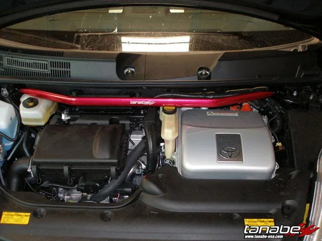 Tanabe Sustec Front Strut Tower Bar 05-09 Prius - Side View
