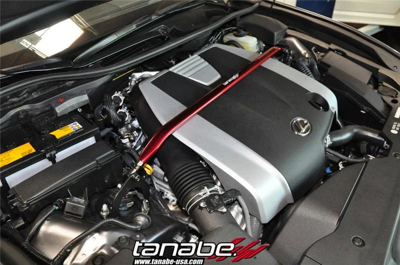 Tanabe Sustec Front Strut Tower Bar 2013 Lexus GS350 Base/F-Sport RWD/AWD - Detail View
