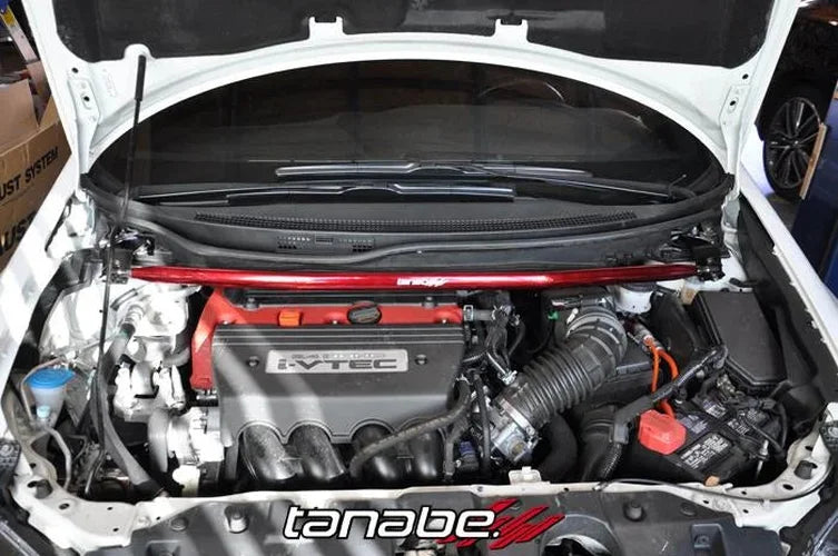 Tanabe Sustec Front Strut Tower Bar 2013 Honda Civic Si Sedan - Installation View