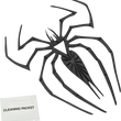 Load image into Gallery viewer, Tank Pad - Spider - Black Show Chrome - Main Product View