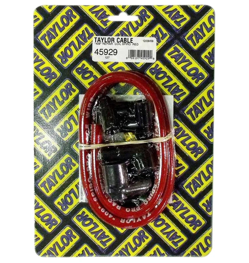 Taylor Cable 409 Spiro Core Coil Wire Kit Red